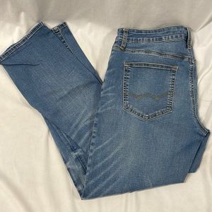 AE straight flex jeans